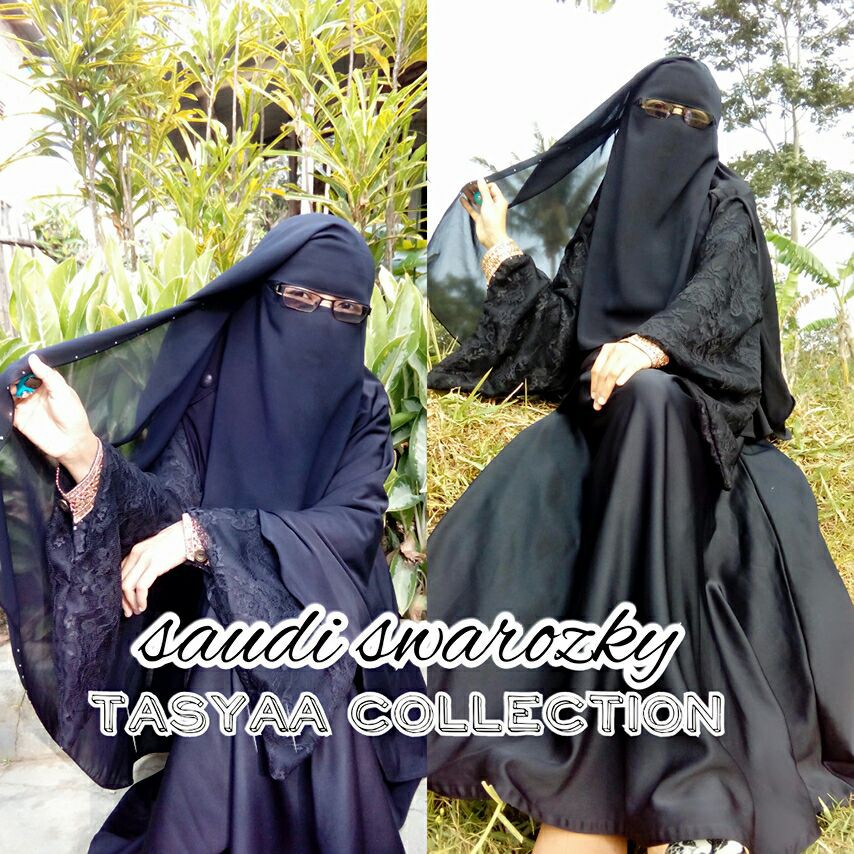 Niqab Saudi Swarosky