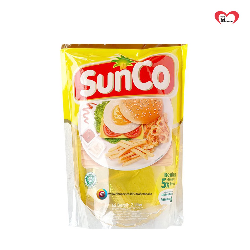 

MINYAK GORENG SUNCO 2 LITER KEMASAN POUCH PASAR ONLINE MAKASSAR BISA INSTAN DELIVERY