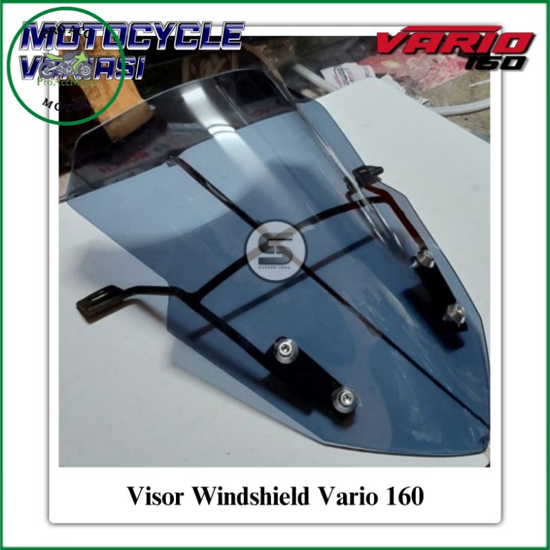 Visor Vario 160 Windshield Vario 160 Visor Penadah Angin Vario 160 PNP (COD)