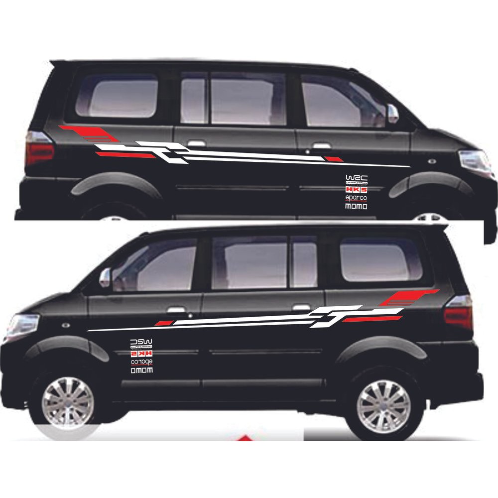 PROMO STIKER STICKER MOBIL APV STIKER APV STRIPE APV LIST APV