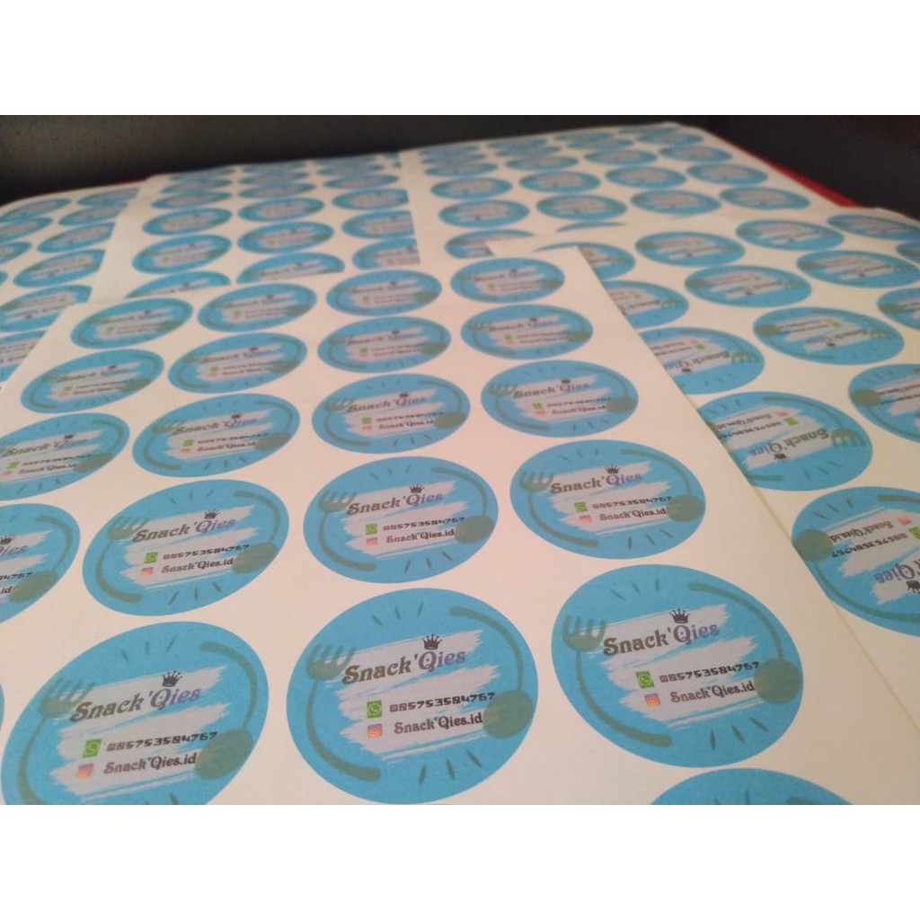 

stiker label / stiker makanan / stiker label makanan