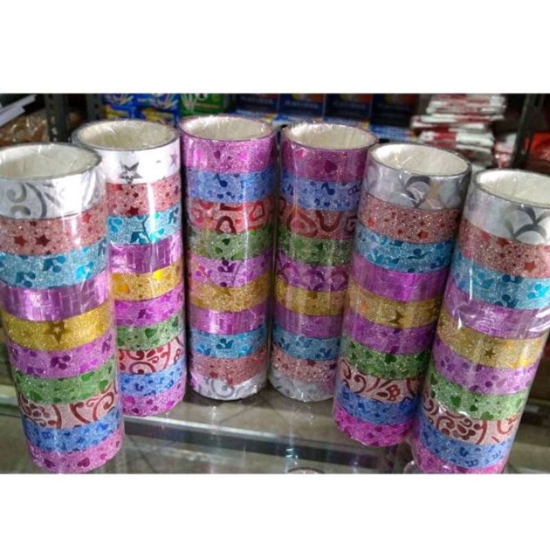 

Solasi Kado motif fancy Isi 10 Pcs dan Solasi gliter