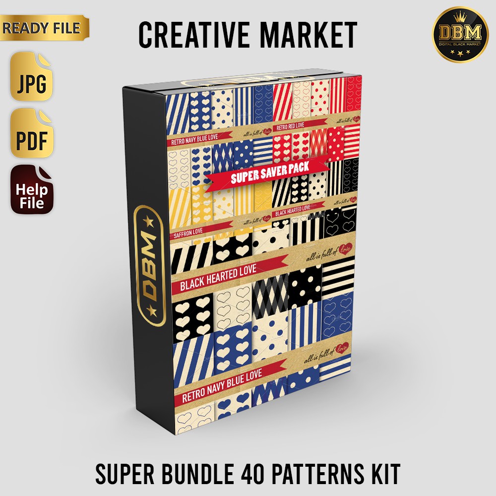 Super Bundle 40 Patterns Kit - JPEG Ultra HD