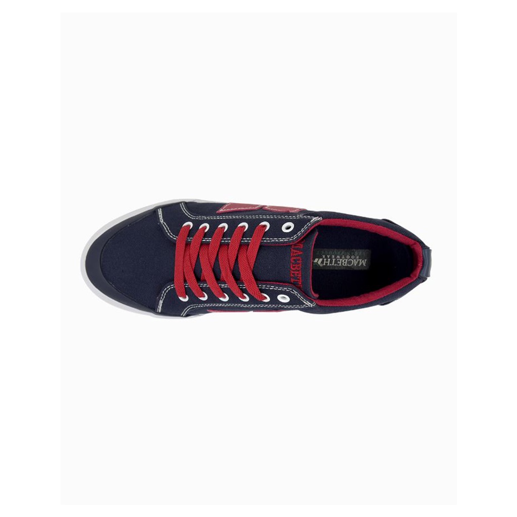 SEPATU MACBETH FOOTWEAR | ELIOT MID NIGHT BLUE MUTED RED