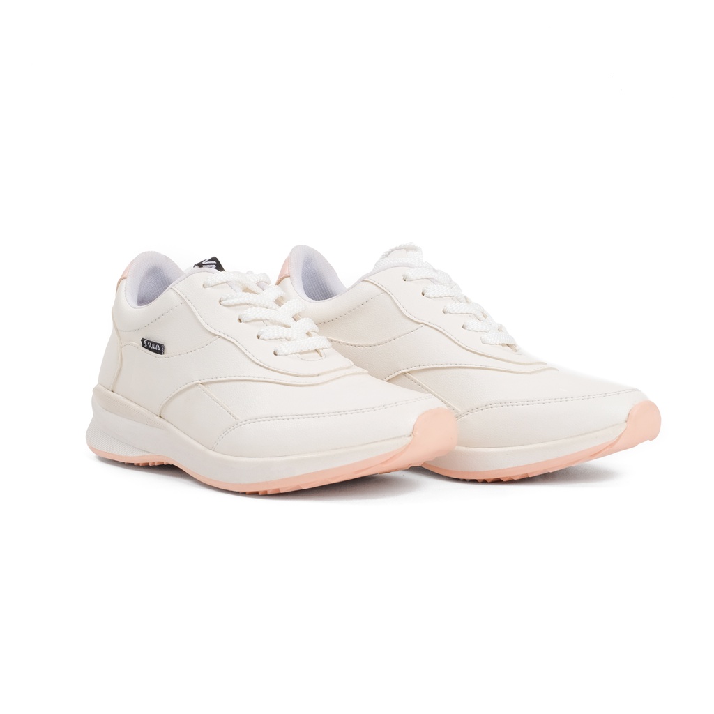 SLAVA – Yuma White Sepatu Sneakers Wanita - Original Footwear-1