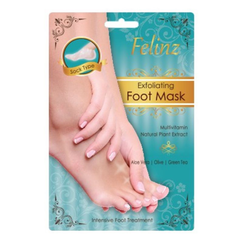 VIENNA FELINZ EXFOLIATING FOOT MASK