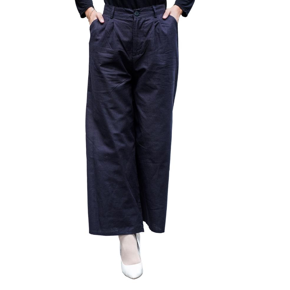 PGR.26Au22ᴷ ▪ Kulot Linen Highwaist Seoul Kulot Linen Laura Slim Celana Kulot Linen Cullote / SEOUL 
