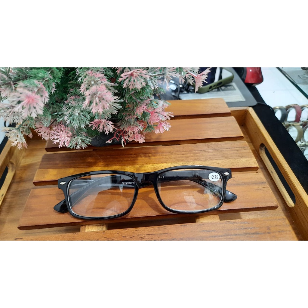 KACAMATA BACA PLUS(+) AUTOFOCUS(DOUBLE LENSA) TYPE DA318R.IL UKURAN +1,00 - +3,00 /KACAMATA BACA PLUS AUTOFOCUS/
