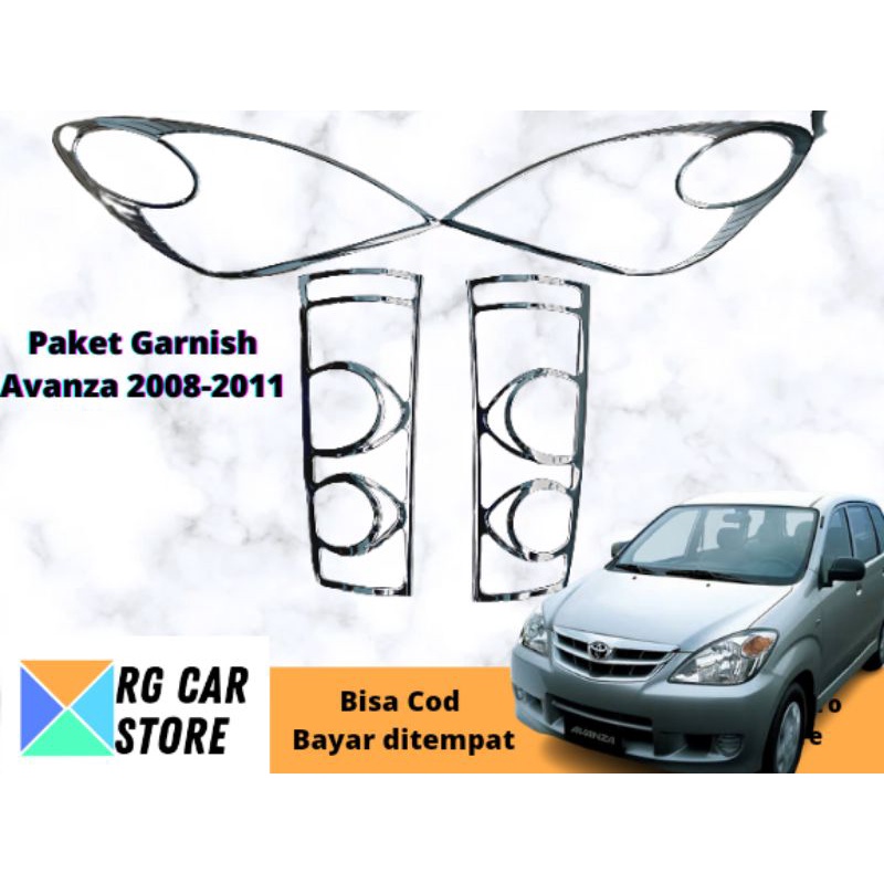 GARNISH AVANZA VVTI 2006-2011 DEPAN BELAKANG DIJAMIN PNP TINGGAL PASANG