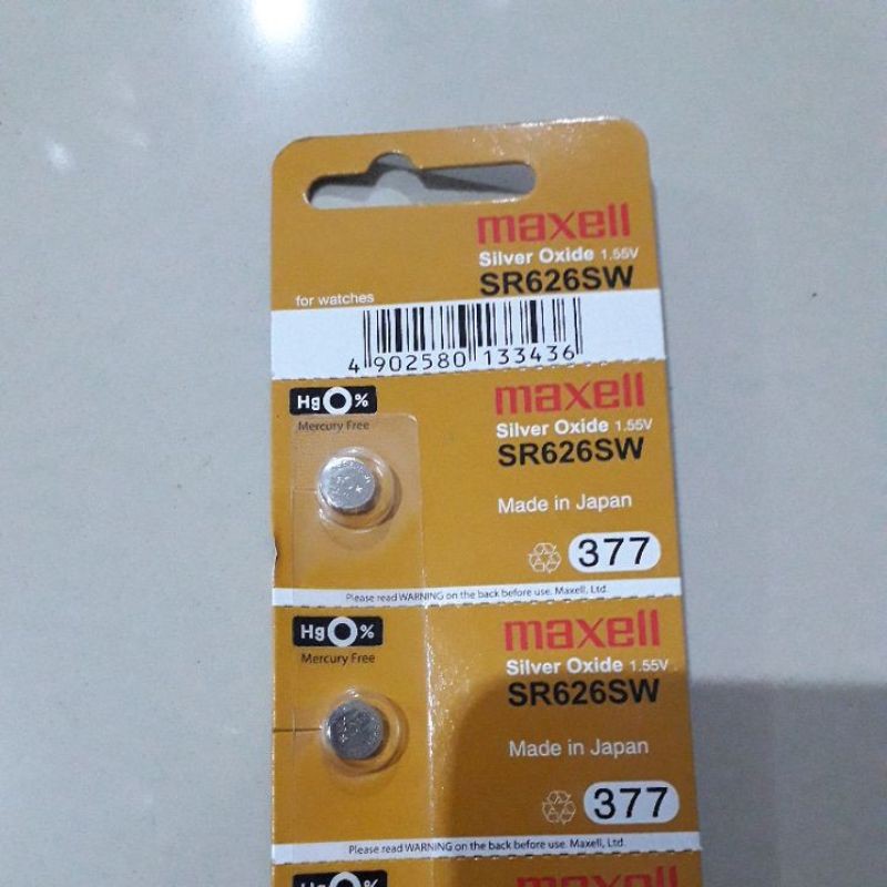 Baterai Jam Tangan Maxell 626