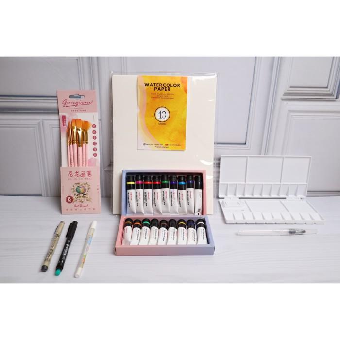 

Farelp | Kala Grand Watercolor Kit (Set Alat Lukis Cat Air) Kekinian Terlaris