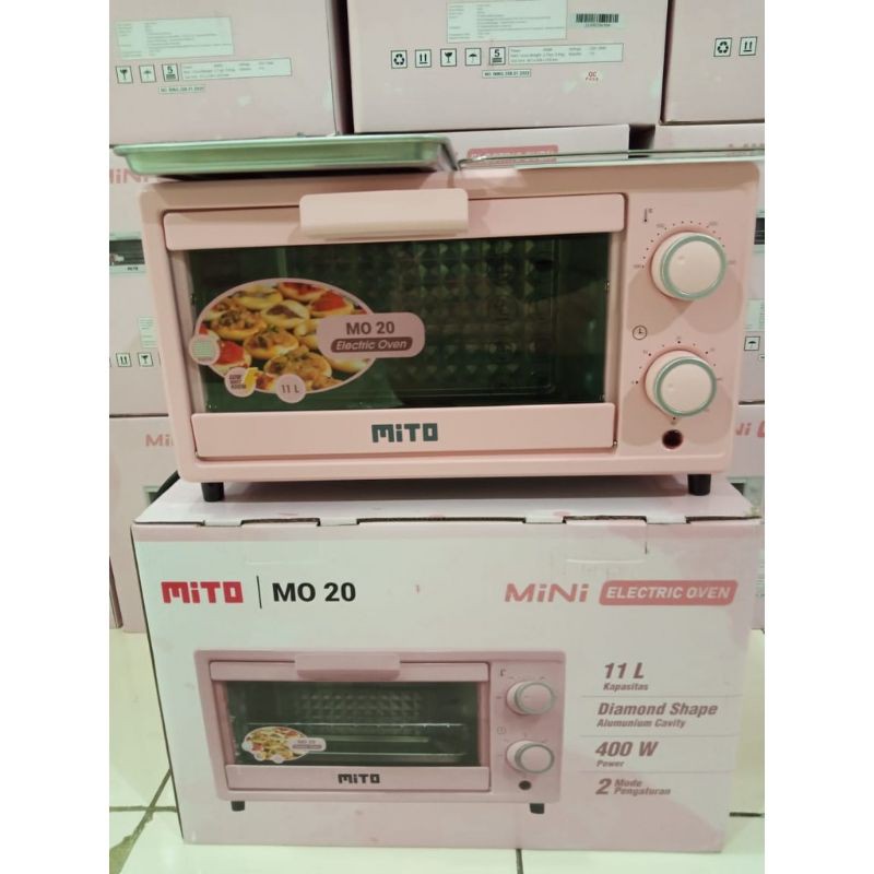 Oven Mito Mini MO 20 - Mito Oven Mini MO20  11 Liter - Oven Listrik Mito MO 20