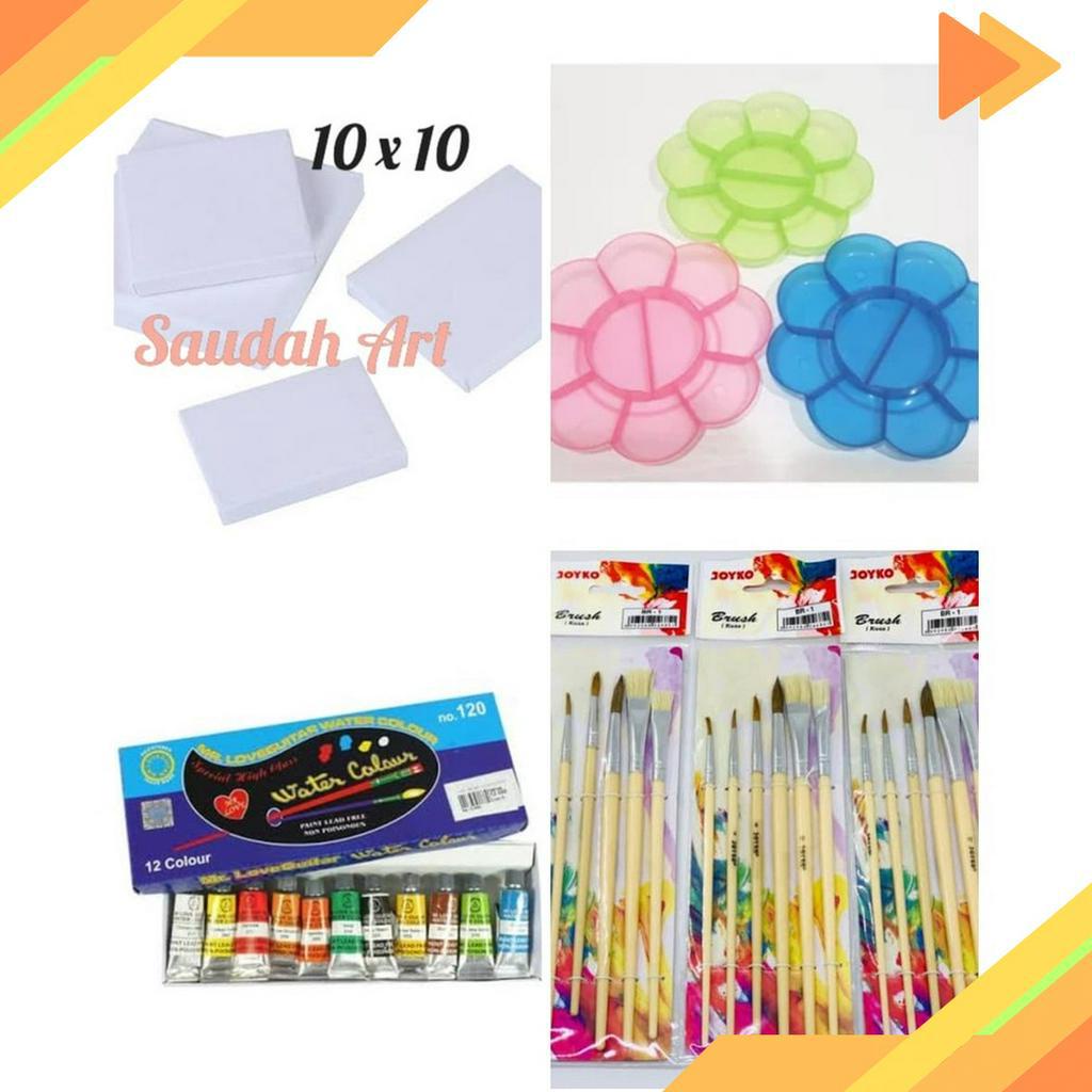 

SENSASIONAL Paket Kanvas Lukis kanvas 1x1paletkuascat air