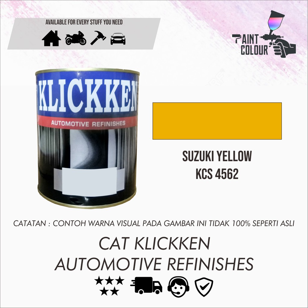 Cat Klickken Automotive Refinishes - Suzuki Yellow KCS 4562