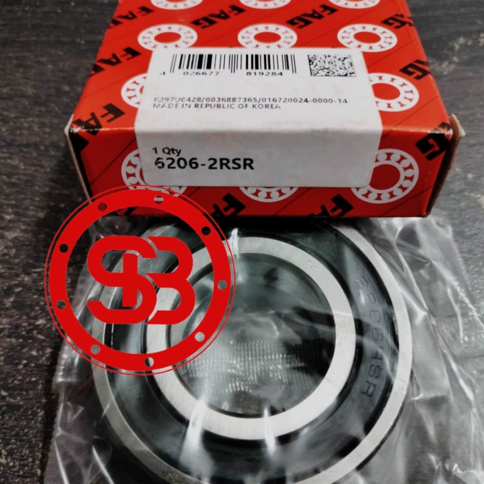 BEARING 6206 2RS FAG / 6206 2RS C3 FAG ORIGINAL