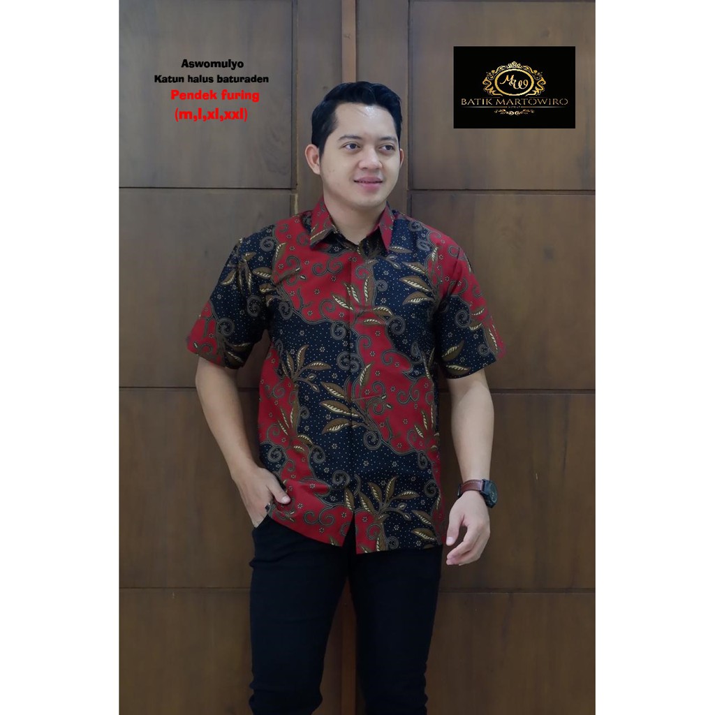 ASWOMULYO MARTOWIRO KEMEJA BATIK PRIA LENGAN PANJANG PENDEK LAPIS FURING ATASAN BATIK PRIA MODERN PANTARA NAVY ASWOMULYO LEWONG NAVY ULU KAMULYAN KRISNAMUKTI IJO KERIS TOMBAK MERAH TANAKA NAVY KAWUNGGALING  ARKA NEW GANTARI GANESA PUSPO AYU UNGU KAMOLYAN