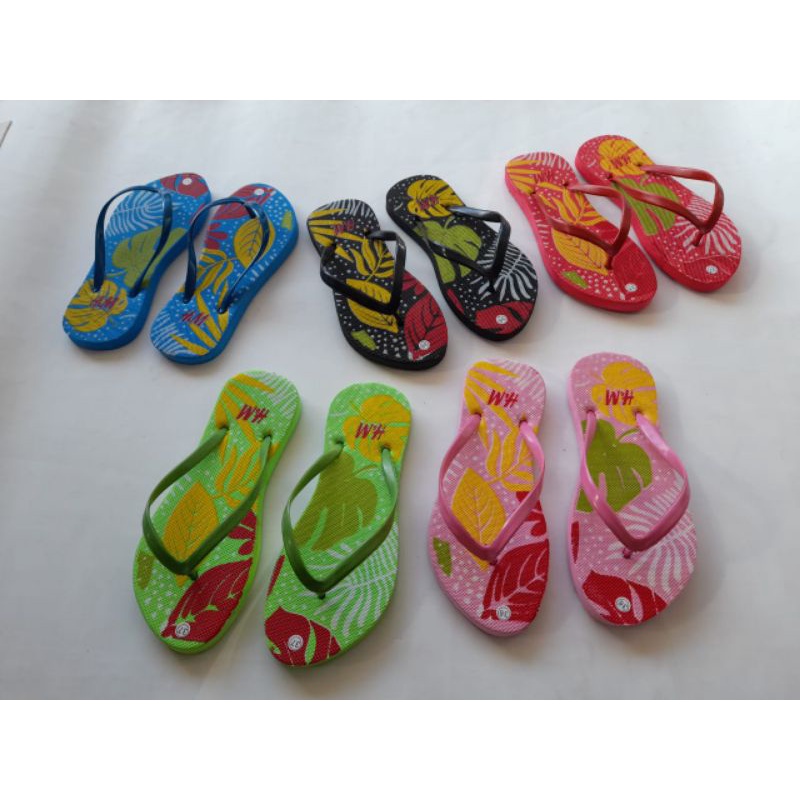 sandal sablon perempuan dewasa