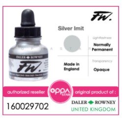 

Cat Aklirik Daler Rowney FW Ink 29.5 ML Silver Imit 160029702