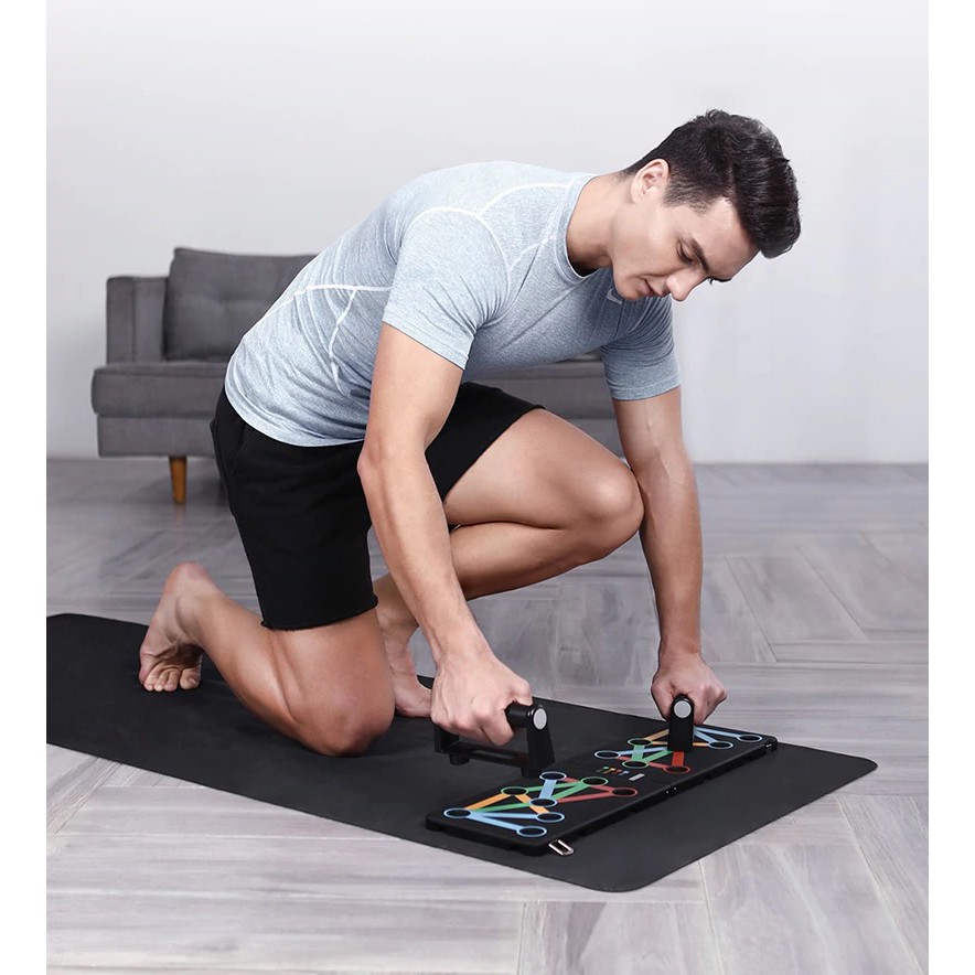 XIAOMI YUNMAI Portable Push-Up Holder Folding Board - Alat Bantu Papan Push Up dari YUNMAI