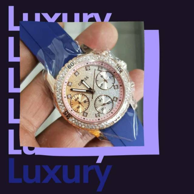 [ ORIGINAL ] Jam Tangan Branded Fashion Wanita Guess W01098L6