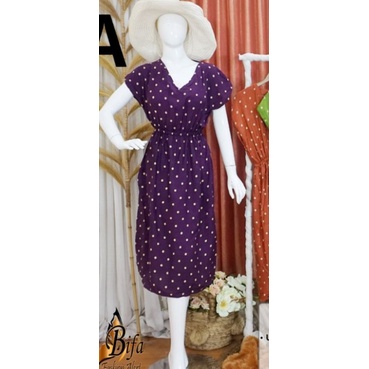 daster murah polka kekinian miss534