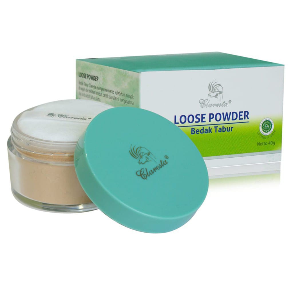 Claresta Loose Powder 40gr ~ Bedak Tabur Claresta Original 100%