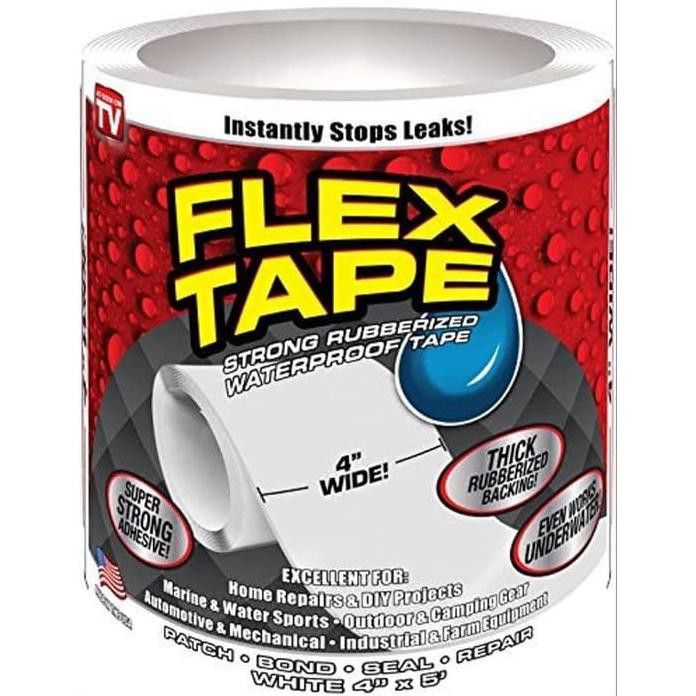 

FLEX TAPE ISOLASI LAKBAN ANTI BOCOR / ISOLASI SUPER KUAT WATERPROFF - hitam