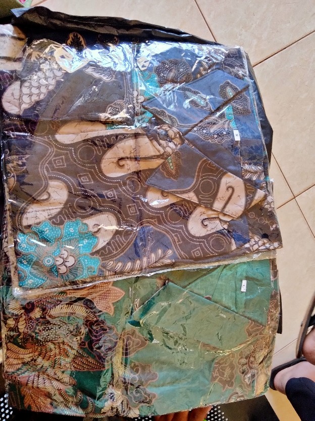 Batik Pria Lengan Panjang  M L Xl Xxl Reguler