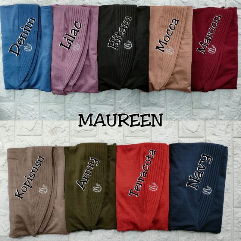 [Ori Nael] MAUREEN••hijab instan jersie berdine••hijab instan pet renda