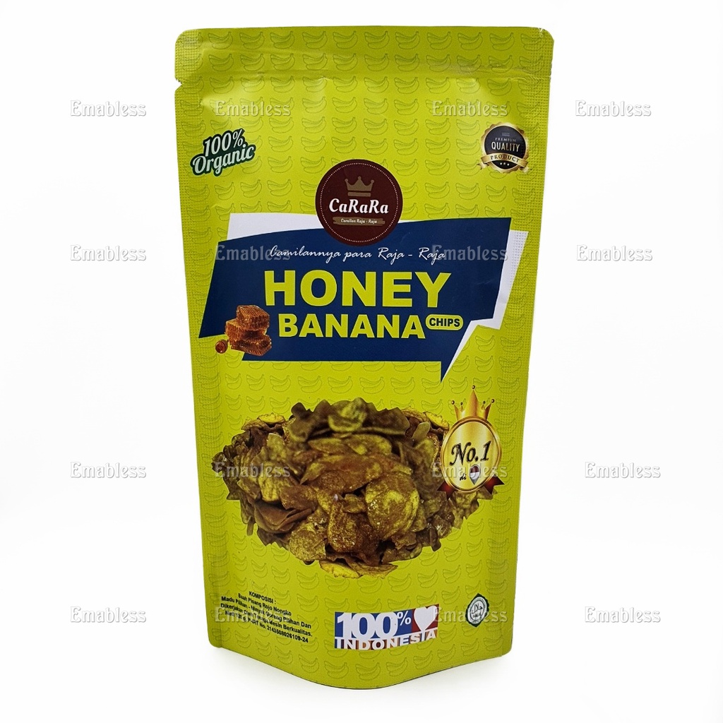 

Carara Honey Banana Chips Keripik Pisang Madu & Kripik Rambak Pisang