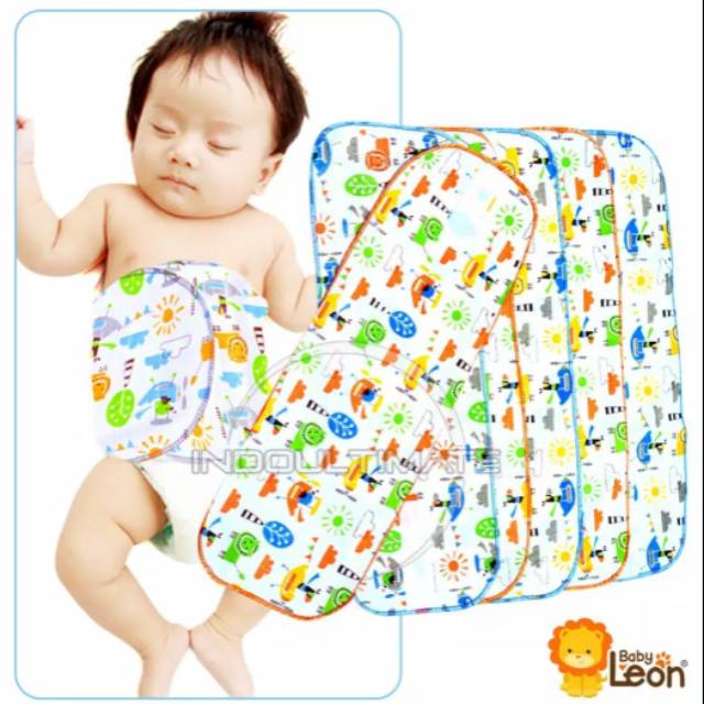 Gurita bayi instan rekat Full Printing BABY LEON baju bayi new born