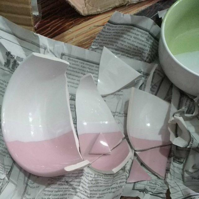 Mangkok Keramik Two Tone Murah