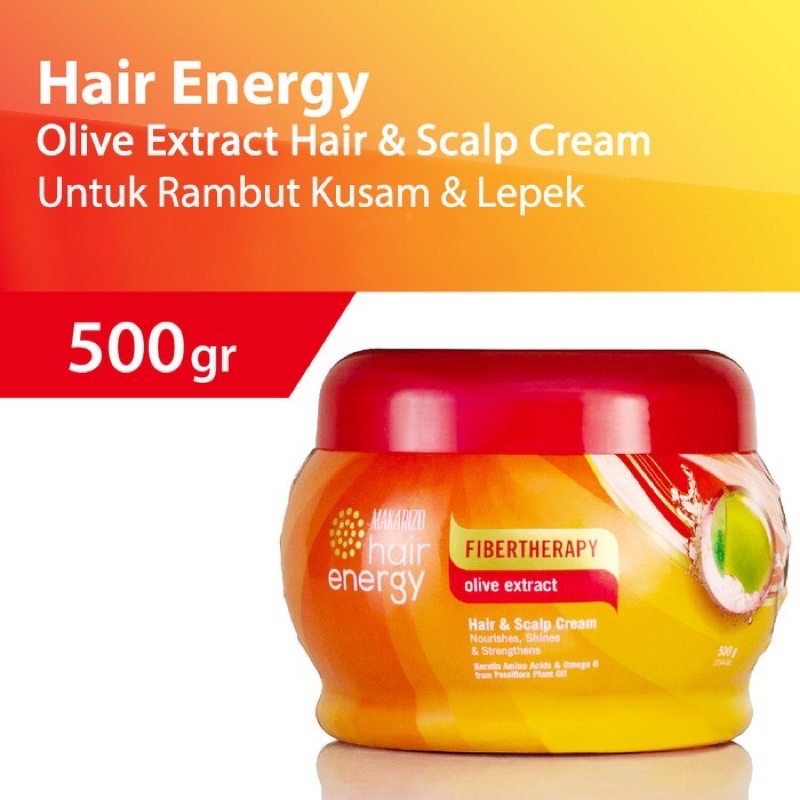 Makarizo Hair Energy Fibertherapy Hair &amp; Scalp Creambath