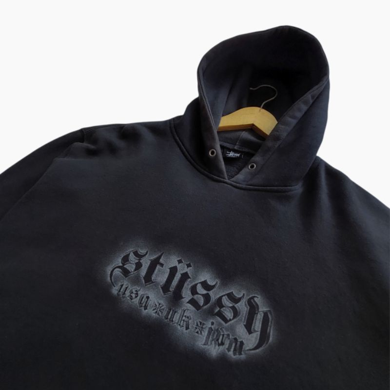 Vintage hoodie stussy second bekas preloved
