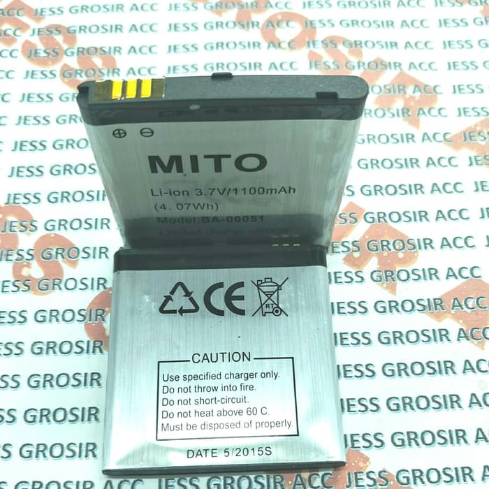 Baterai Battery Batre Original MITO A810 , A210 , BA00051 , BA-00051