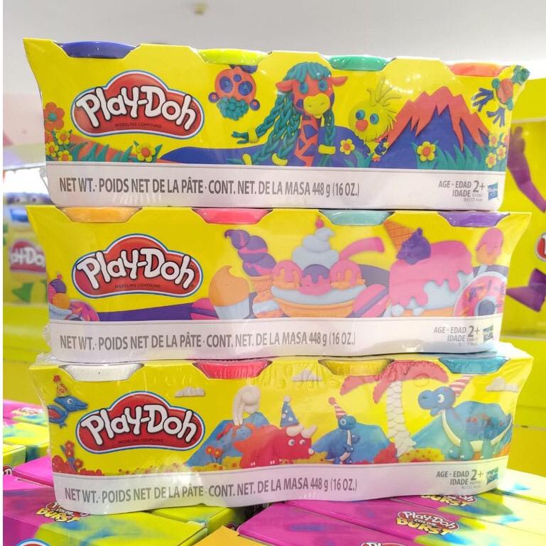 Playdoh Refill Modeling Large Set isi 4 Warna 448gr