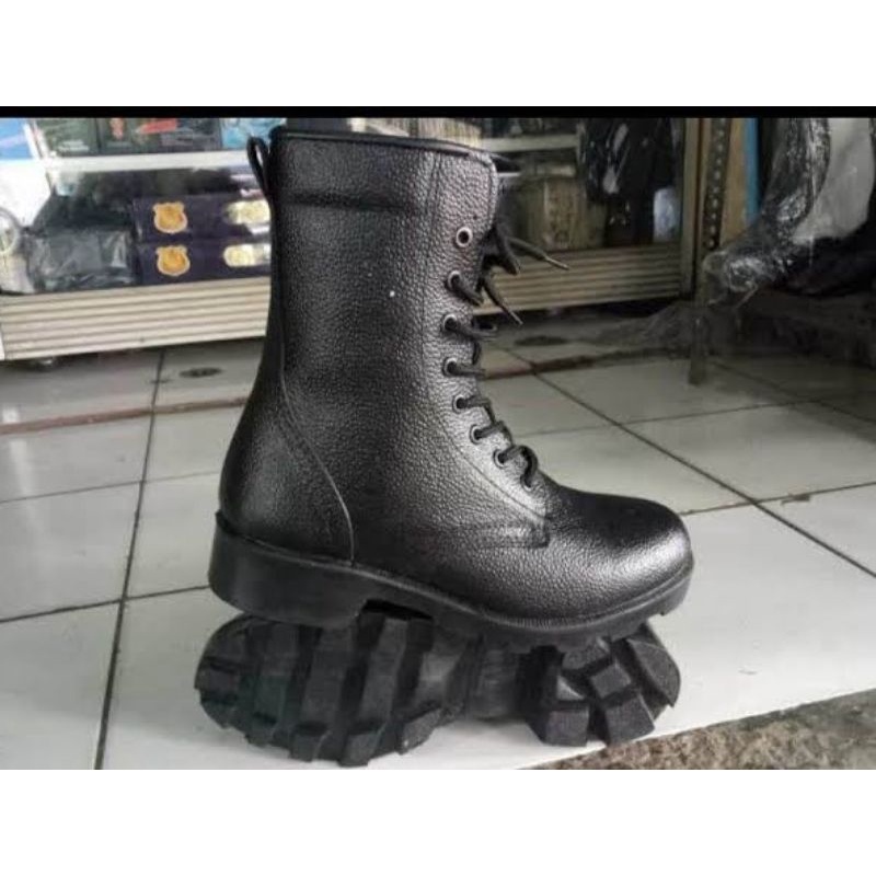 SEPATU PDL KULIT JERUK KULIT KILAP, PDL NINJA, SEPATU ASLI KULIT SAPI NON SINTETIS SOL RADIAL SEPATU PDL TNI POLRI SCURITY SATPAM