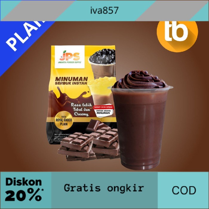 

PROMO JPS Bubuk Royal Choco Plain (Bubuk minuman dan makanan) GRATIS ONGKIR