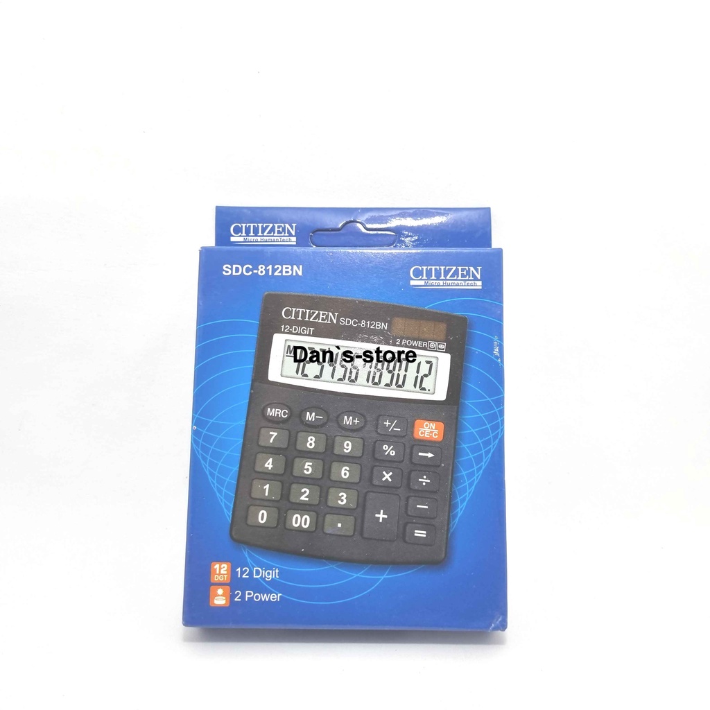 

Kalkulator Citizen SDC812BN - Kalkulator Hitung 12 Digit Ukuran Sedang