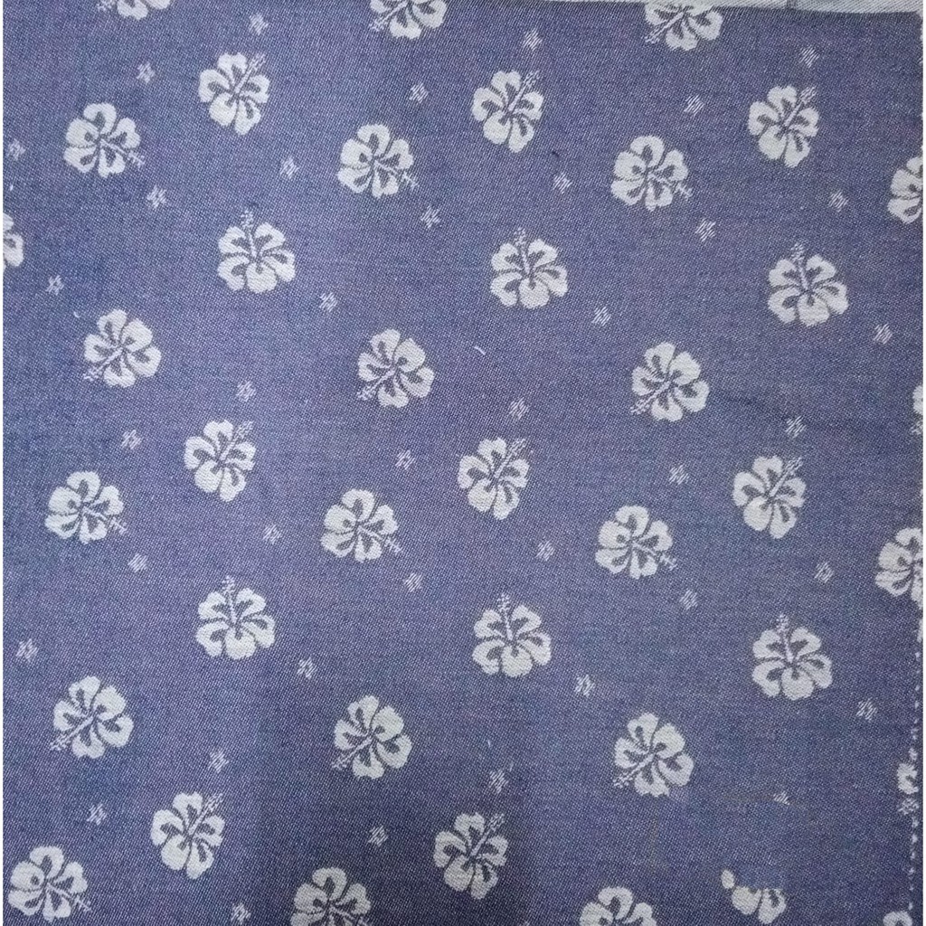 Kain Jacquard Denim/Jeans Batik Motif SG_1290