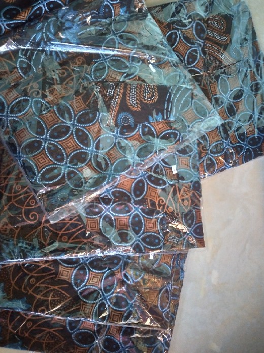 Bswart Batik Hrb026 Kenongo Hem Panjang Kawong Pekalongan M L Xl Batik Pria Murah Modern Alkhalis