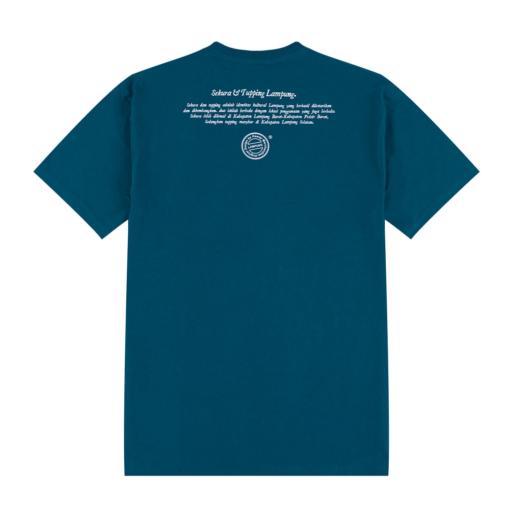 Kaway T-shirt SEKURA FACES NAVY