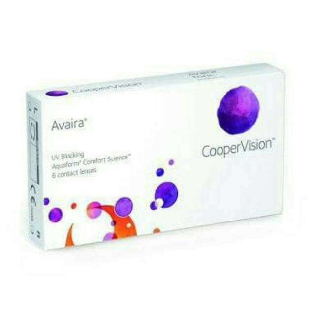Softlens Bening Avaira Clear Minus 3.50 Asli Optik Melawai