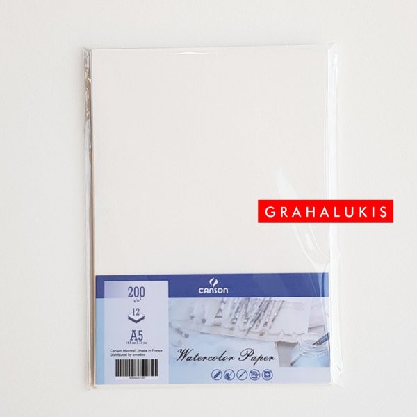 

Unik Canson Watercolor Paper A5 200gsm Diskon