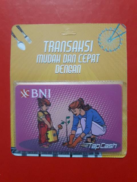 BNI Tapcash edisi Bercocok Tanam /Like eMONEY eTOLL Flazz or Brizzi