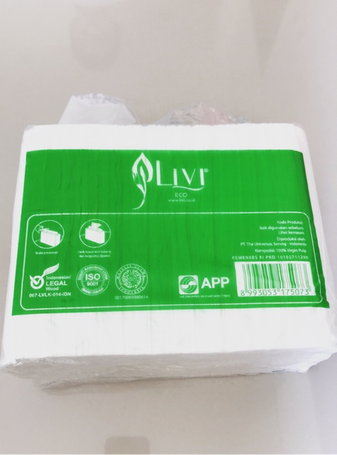 Tisu livi facial reffil pack 554gr