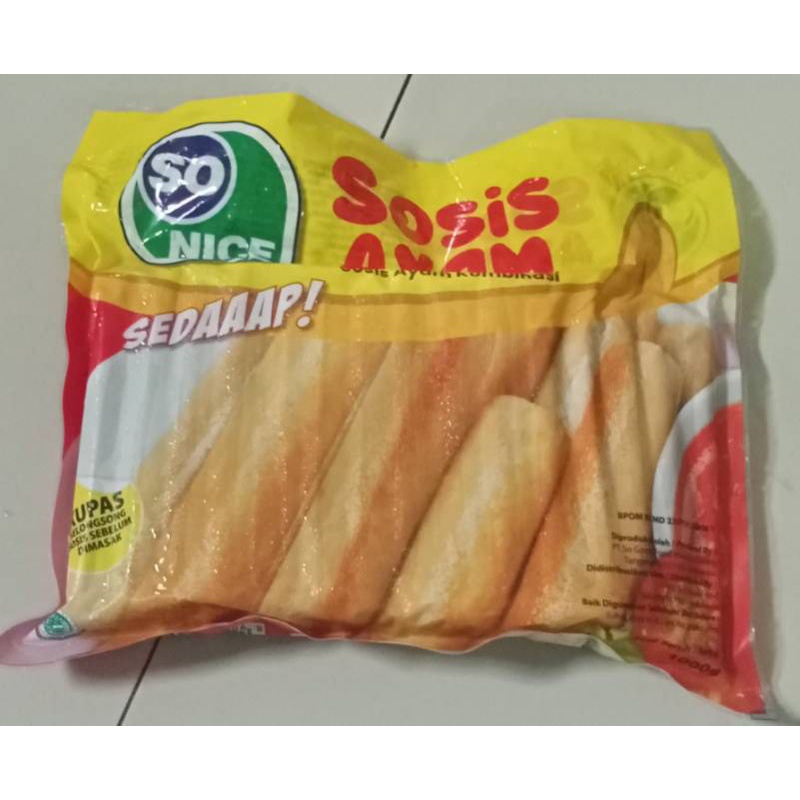 

sosis sonice 1 kg isi 40 pcs