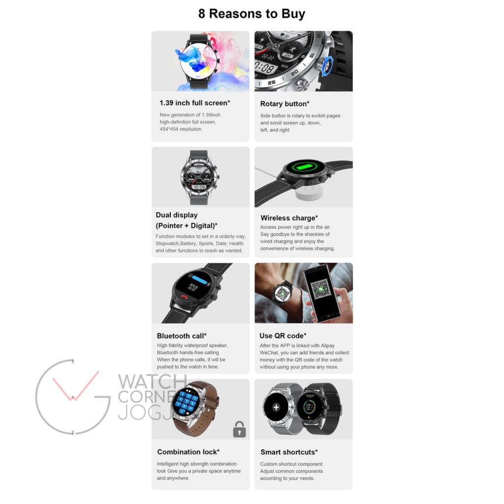 DT No 1 DT70 KK70 ORIGINAL Smartwatch Bluetooth Call Heart Rate Monitor Wireless Charging-1