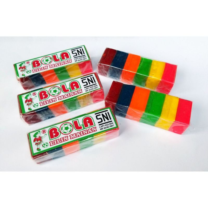 MAINAN ANAK LILIN/ LILIN LILINAN MAINAN ANAK/ LILIN BOLA MAINAN EDUKASI ANAK ISI 6 PCS