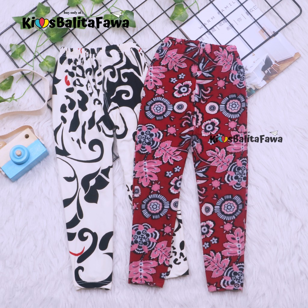 Legging Carlissa 3-4 Tahun / Celana Panjang Cewek Balita Fashion Kids Murah Leging Anak Perempuan